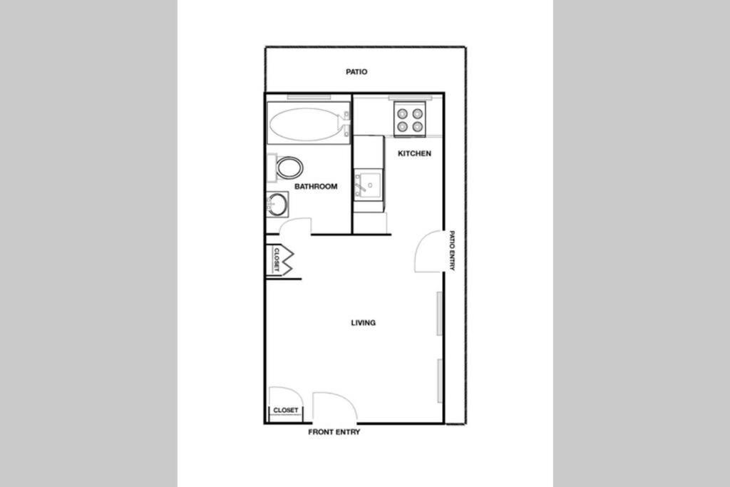 Rittenhouse Studio Apartment With Patio By Act Philadelphia Eksteriør billede